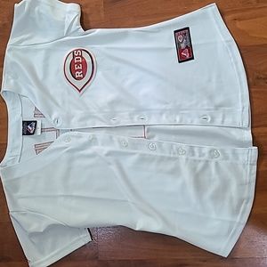 Cincinnati Reds Top. Phillips #4 on the back. Size small. Genuine Merchandise.